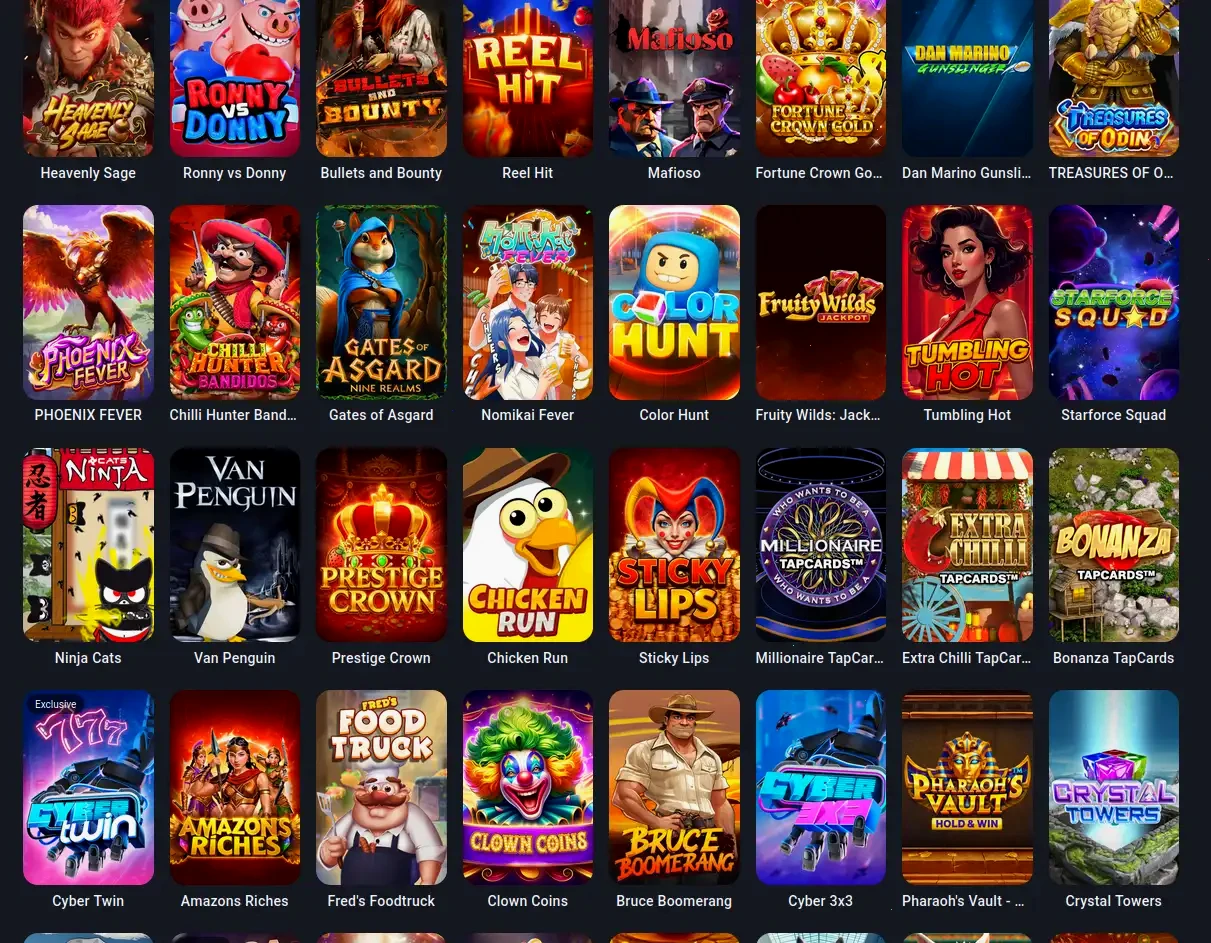 Spinstar mobiel casino interface op smartphone